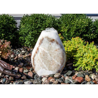 Real Stone Fountains ABART6330 30″ Red Onyx - Almond Fountain Kit Fountain Blue Thumb